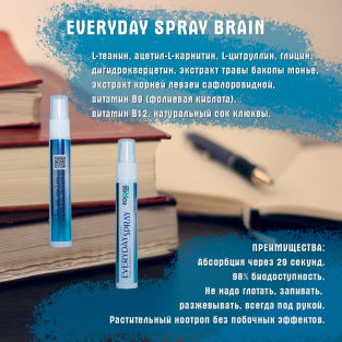 Everyday Spray Brain: сублингвальный спрей для повышения умственной работоспособности: фото №3